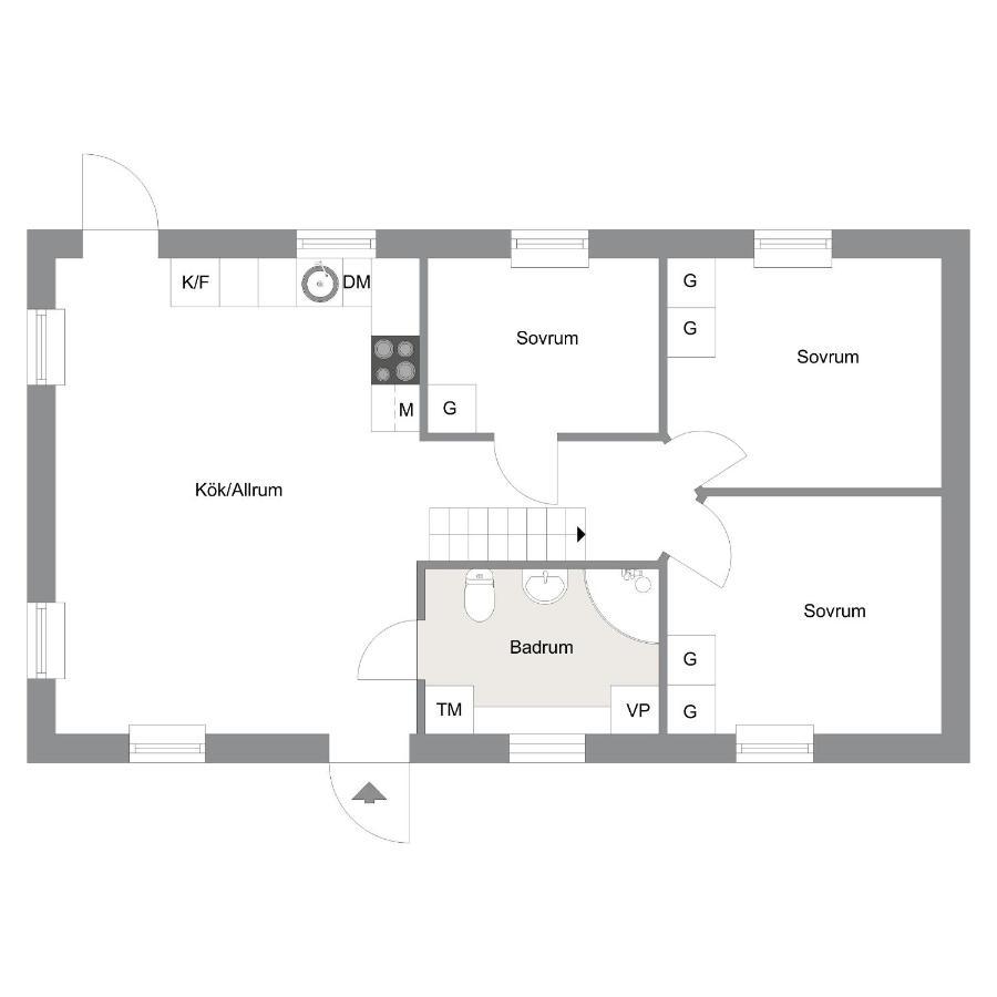 Вилла Gotlandshuset Тофта Экстерьер фото